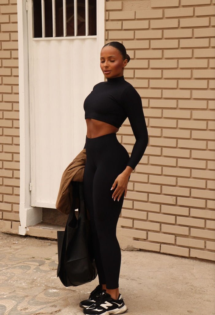 Corpo Bonito Black Dre Fitness Gym top com manga