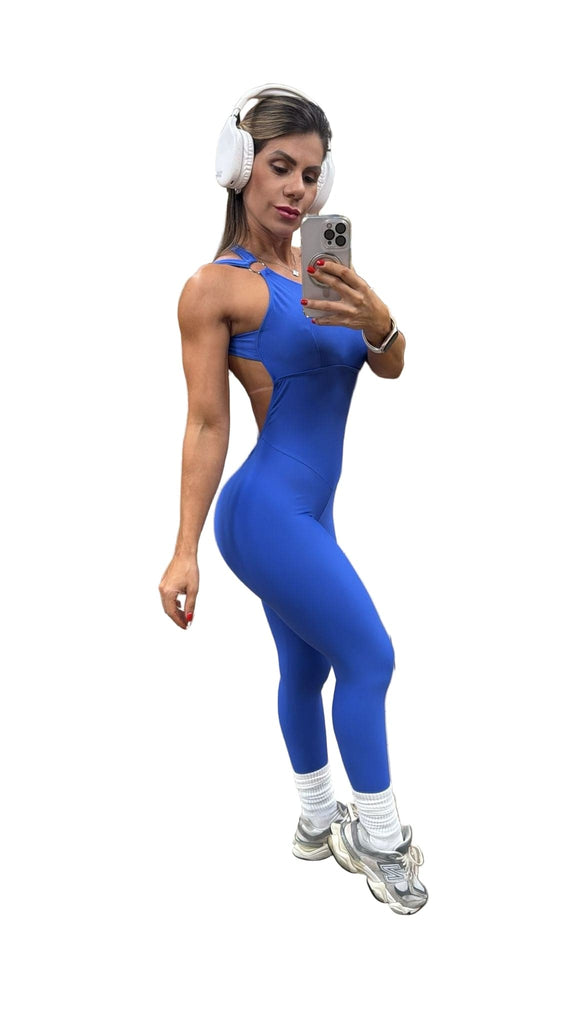 Corpo Bonito Blue Dre Fitness Gym macacão