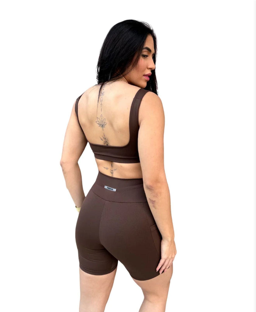 Corpo Bonito Brown Dre Fitness Gym shorts