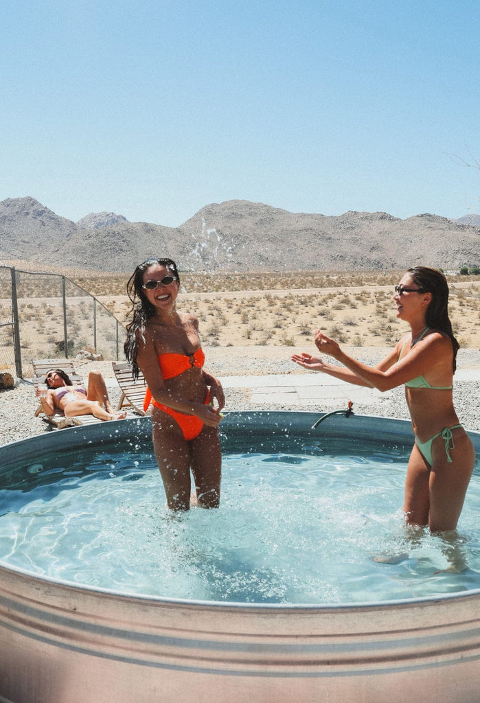 Corpo Bonito Orange Bikini Top Morgana