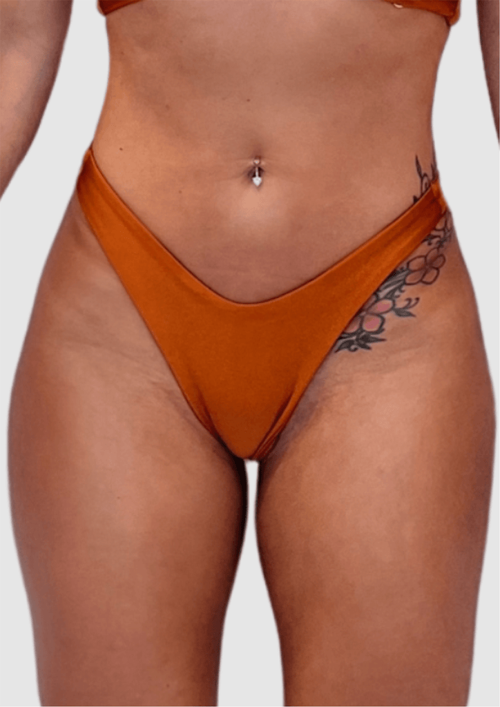 Corpo Bonito Swim Wear Bottom Brown Shining Bikini Bottom Barbie