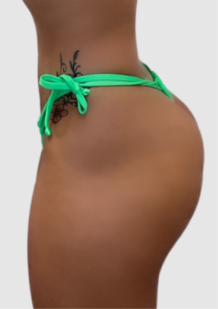 Corpo Bonito Swim Wear Bottom Glow Green Bikini Bottom Indio