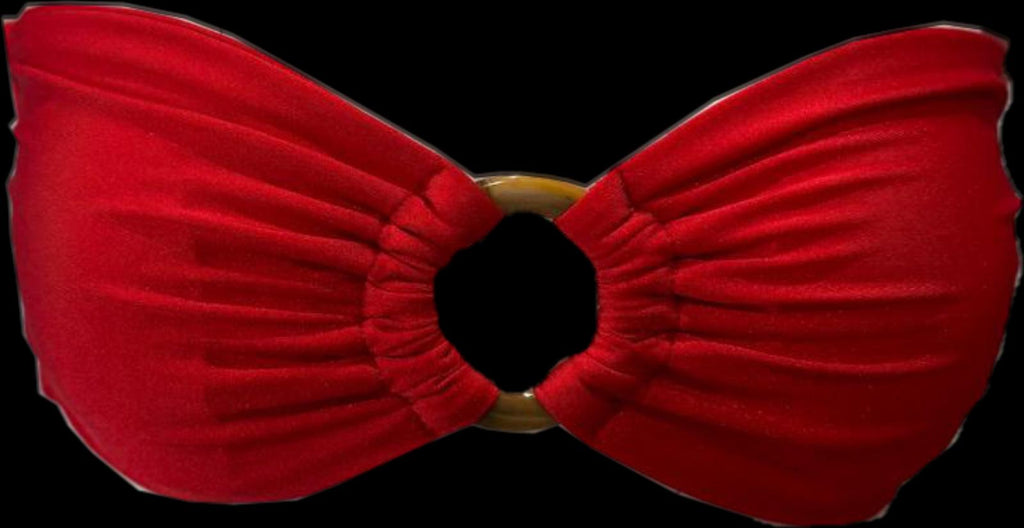 Corpo Bonito Swim Wear Top Glow Red Bikini Top Morgana