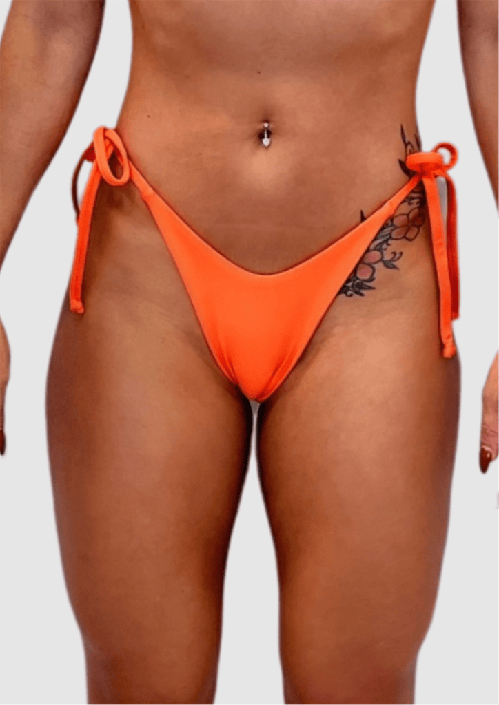 Corpo Bonito Wear Bottom Orange Bikini Bottom Barbie Tie V