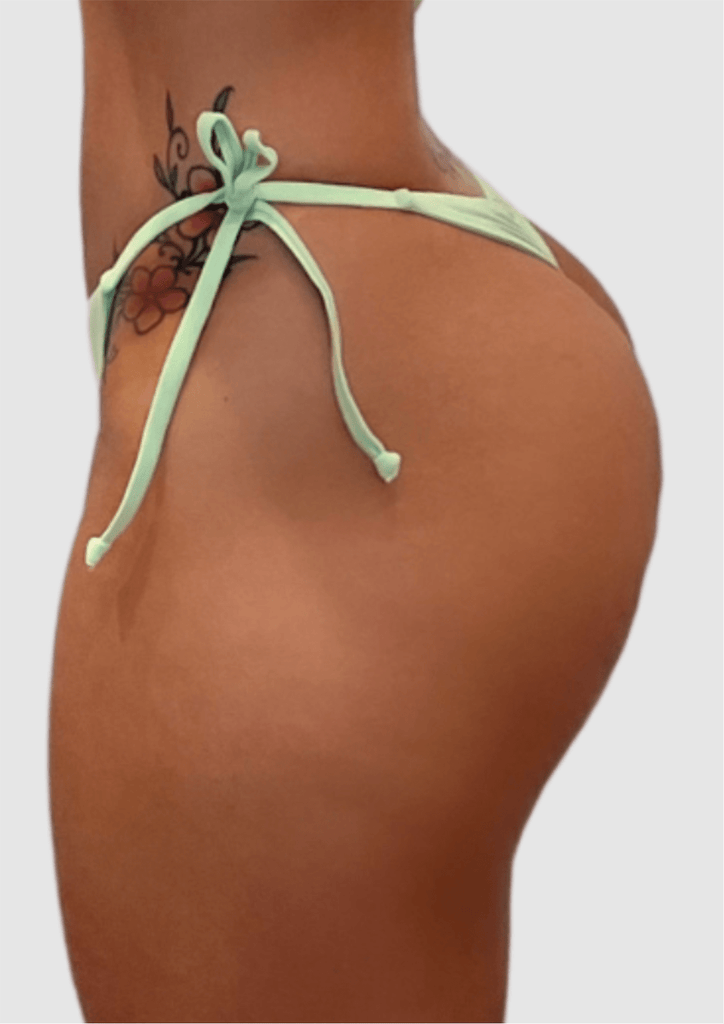 Corpo Bonito Wear Bottom Sage Bikini Bottom Luiza Tie Side