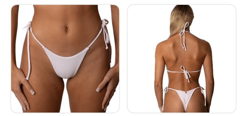 Corpo Bonito White Bottom Luiza Tie