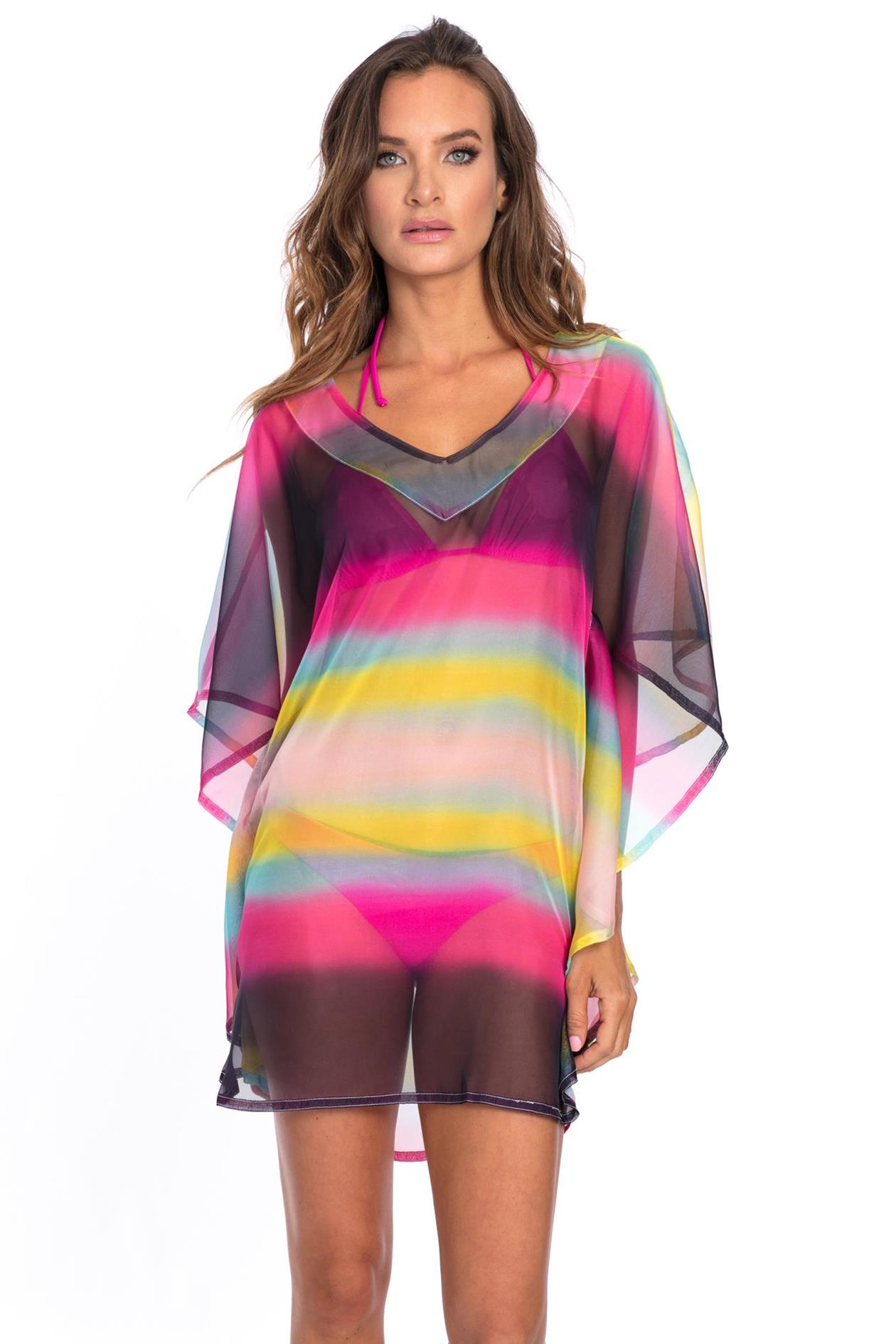 Corpo Bonito Swim Wear Carnaval Flowy Cover Up L / Carnaval Corpo Bonito Swim Wear Carnaval Flowy Cover Up L / Carnaval