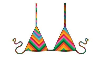 Corpo Bonito Wear Sets Bikini Top D Triangle and Bikini Bottom Lisa Scrunch Bikini Set