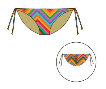Corpo Bonito Wear Sets Halter Bikini Top I and Bikini Tie Side Bottom Mary Bikini Set